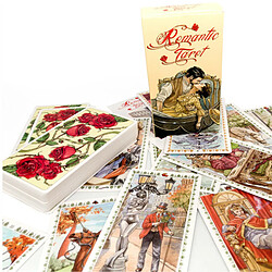 Universal Tarot romantique 78pcs carte déck famille jeu de société amusant guide anglais