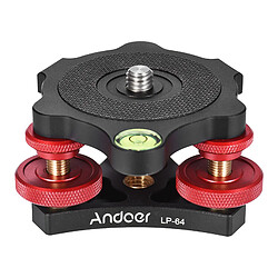 Andoer LP-64 Base de Nivellement pour Trépied