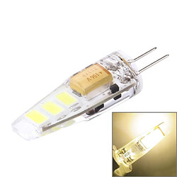 Wewoo Ampoule G4 2W 100LM 6 LED SMD 5730 Silicone Maïs Ampoule, DC 12V Lumière Blanche 