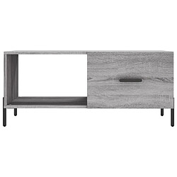 Acheter vidaXL Table basse sonoma gris 90x50x40 cm bois d'ingénierie