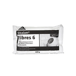 Fibres structurelles micro-synthétiques SIKA SikaCem Fibre 6 - 600g