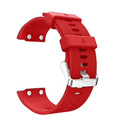 Avis Wewoo Bracelet pour montre connectée Dragonne Sport en silicone Garmin Foreruuner 35 Rouge