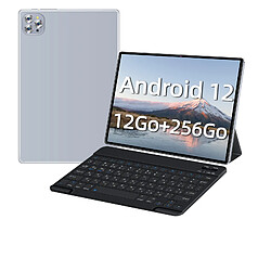 VANWIN Tablette Tactile V62 (WIFI) 10,36" Android 12 Tablette Enfants 12Go + 256Go Extensible jusqu'à 1 T , Caméras 5MP+13MP, 1920 * 1200 FHD, Bluetooth, Wi-FI, 7000mAh, Gris (Bookcover Clavier)