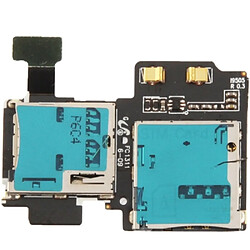 Wewoo Tiroir de Carte SIM pour Samsung Galaxy S IV / i9500 Câble flexible Flex Cable haute qualité