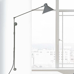 Sampa Helios Luminaire Applique murale industrielle Lampe métal gris Eclairage d'intérieur