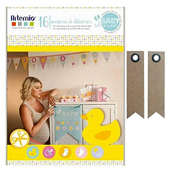 Youdoit Coffret Fanions pour Babyshower + 20 étiquettes kraft Fanion