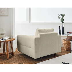 Lisa Design Rune - fauteuil - en tissu bouclette