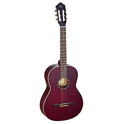 Ortega R131SN - Guitare classique 4/4 - Bordeaux translucide (+housse)