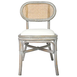 Avis Decoshop26 Lot de 2 chaises de salle à manger cuisine design classique lin gris CDS020563