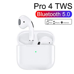 GUPBOO Nouveaux écouteurs sans fil TWS Pro 4 Bluetooth 5.0 TWS écouteurs intra-auriculaires sport stéréo sans fil casque intra-auriculaire casque 4 génération