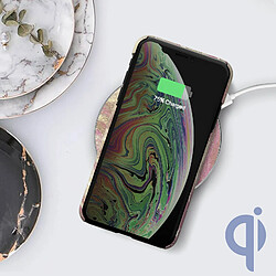 Coque iPhone X et XS Golden Blush Marble Résistante Ideal of Sweden pas cher