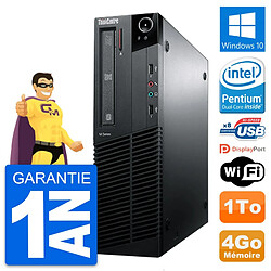 PC Lenovo ThinkCentre M81 SFF Intel G630 RAM 4Go Disque Dur 1To Windows 10 Wifi · Occasion 