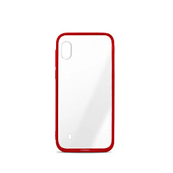 MOOOV Coque semi-rigide Color Edge pour Samsung A10 - contour rouge 