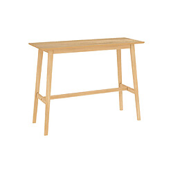 Rendez Vous Deco Table de bar rectangulaire Buvette 4 personnes en bois clair 120 cm