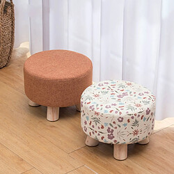 Acheter Wewoo Mode créatif petit tabouret salon maison petite chaise en bois massif orange