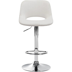 Non Lot de 2 tabourets de bar Camden velours chrome pas cher