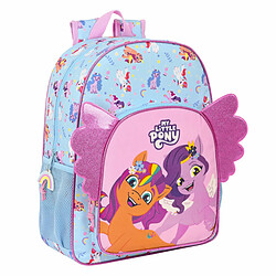 Cartable My Little Pony Wild & free Bleu Rose 33 x 42 x 14 cm 