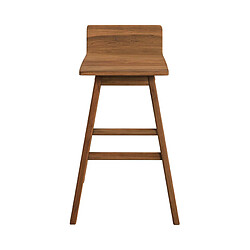 Acheter Rendez Vous Deco Chaise de bar Greta en bois de teck 72,5 cm