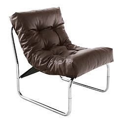 Kokoon Design Fauteuil lounge Boudoir chocolat.