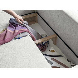 Acheter Bestmobilier Olli - canapé d'angle gauche - convertible - avec coffre - 4 places - en tissu