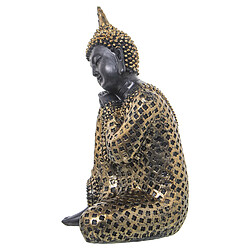 Acheter Figurine Décorative Alexandra House Living Marron Doré Acrylique Plastique Mélamine Buda