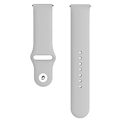 Wewoo Bracelet pour montre connectée Galaxy Watch Active 2 Smartwatch de poignet en silicone de couleur unieTaille L Gris