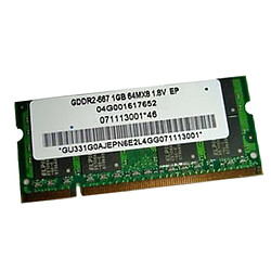 1Go RAM PC Portable UNIFOSA GU331G0AJEPN6E2L4GG PC2-5300U SODIMM DDR2 667MHz CL5 · Occasion 