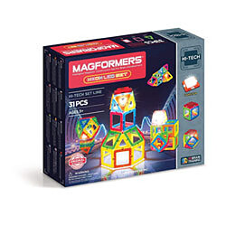 Magformers-Neon LED set de 31 pièces