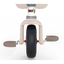 Avis Smoby -Tricycle évolutif enfant Be Fun Confort - Rose - Canne parentale amovible - Repose-pieds rétractable