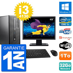 PC Tour HP ProDesk 600 G1 Ecran 19" i3-4130 RAM 32Go Disque 1To Windows 10 Wifi · Occasion 