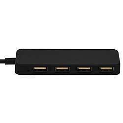 Paris Prix Hub Multiport USB 4 Ports 10cm Noir