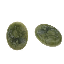 Pierre massage chaude visage jade froide marbre 2pcs Pierres de Massage en Jade Olive Manuel Masseur Pour Corps