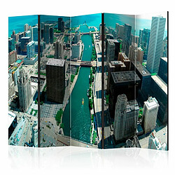 Paris Prix Paravent 5 Volets Urban Architecture of Chicago 172x225cm