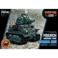 Meng Maquette Char World War Toons Somua S35 French Medium Tank