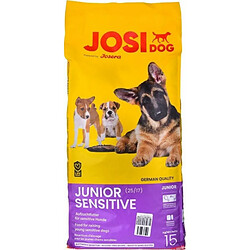 JosiDog Junior Sensitive Nourriture sèche de qualité supérieure pour chiens sensibles 15 kg Aliment sec de qualité supérieure pour chiens en croissance Alimenté par Josera 