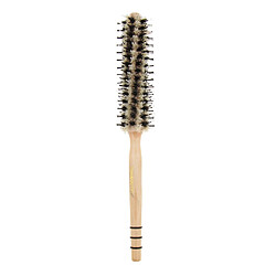 Brosse de poils de poignée de bois rouleau brosse ronde cheveux bouclés salon style 12 rangs