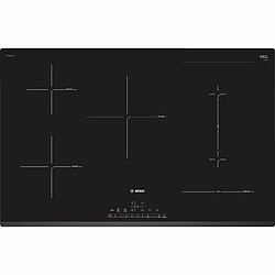 Table de cuisson à induction 80cm 5 feux 7400w noir - pvw831fc5e - BOSCH