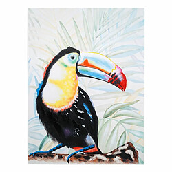 Cadre Alexandra House Living Toucan Toile Bois d'épicéa 120 x 3 x 90 cm