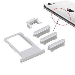 Wewoo Pour iPhone 6s remplacement de argent plateau de carte pièce détachée 