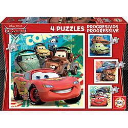 Educa Borras 4 puzzles evolutifs - Cars le film 