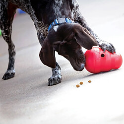 Kong Distributeur de collations jouets pour chiens Wobbler Rouge L