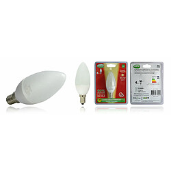 ampoule à led - vision-el - e14 - 4w - 2700k - flamme - 230 volts 