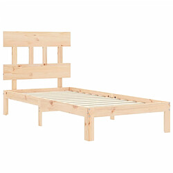 Acheter vidaXL Cadre de lit sans matelas 90x200 cm bois de pin massif