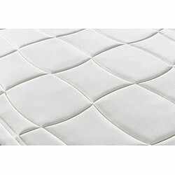 Acheter DEKO DREAM Sommier + matelas mousse ferme à mémoire de forme 5 zones 160 x 200 x 28 cm