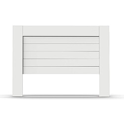 Pegane Tête de lit coloris blanc - Longueur 164 x Profondeur 2,2 x hauteur 120 cm