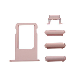 Wewoo Or rose pour le plateau de carte de iPhone 6s pièce détachée