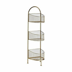 Gift Decor Étagère Doré Métal 21,2 x 97 x 28,5 cm (4 Unités)