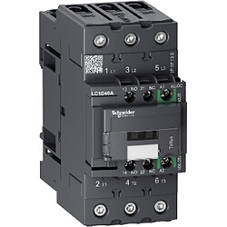 contacteur - 3 pôles - 440v - 65a - 24vcc - schneider electric lc1d65abbe 