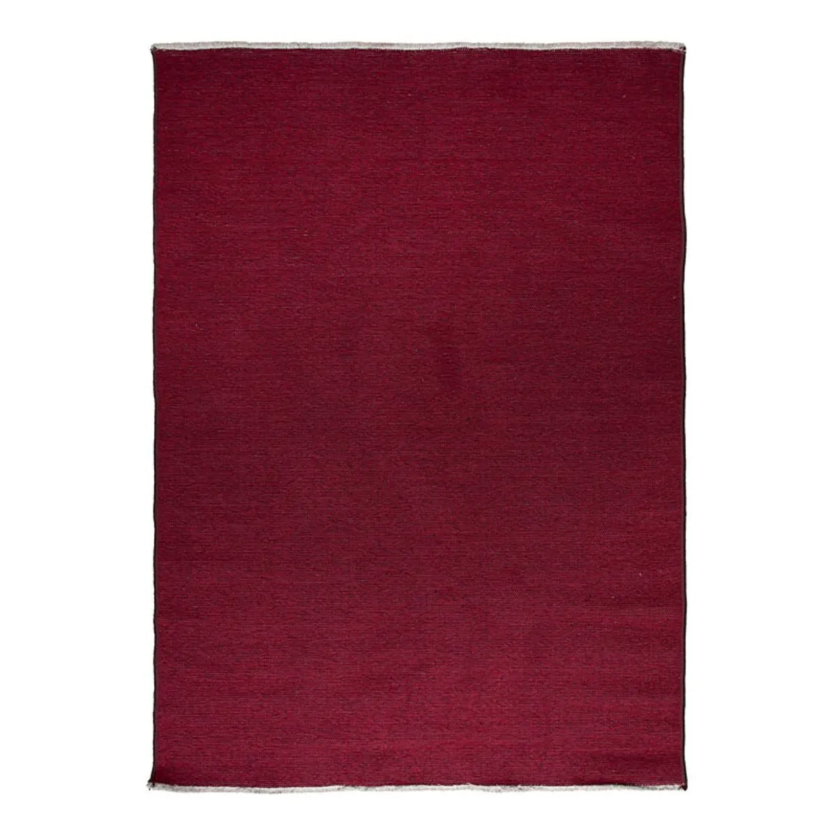 Thedecofactory REVERSIBLE EFFECT - Tapis réversible rouge/charbon 160x230