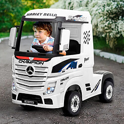 Camion Electrique Mercedes Benz 35W pour Enfant avec Télécommande Parentale